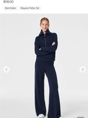 SPANX AirEssentials®
Wide Leg Track Pant Size XS